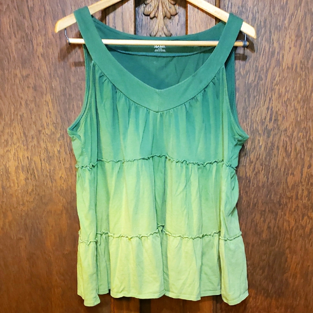 a.n.a. A New Aprouch Women's Babydoll stretch Cotton Top , Size X Large.